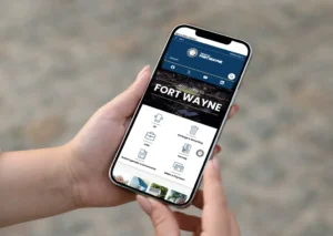 fort wayne mobile site on a cell phone