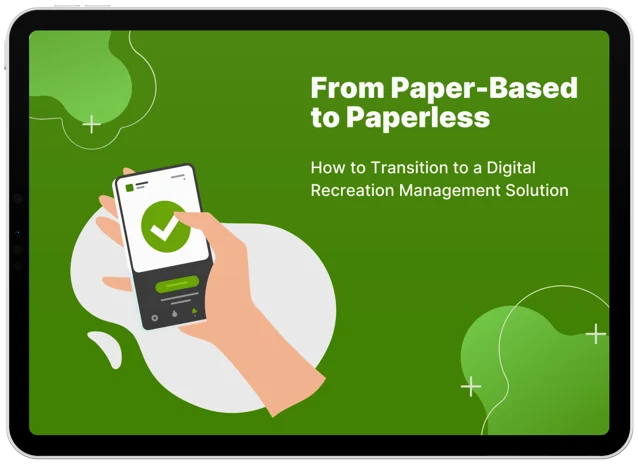 From Paper-Based to Paperless eBook cover page displayed on a black tablet
