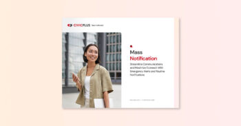 Mass Notification product brochure PDF cover feature