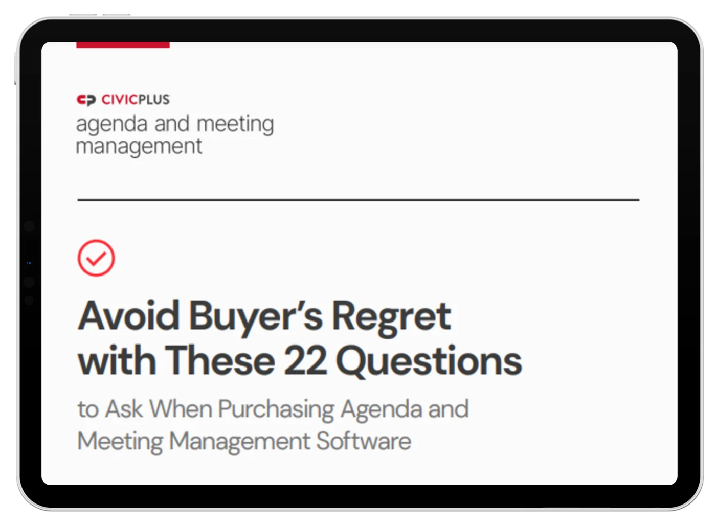 Checklist- 22 Questions To Ask When Shopping For Agenda And Meeting Management Software