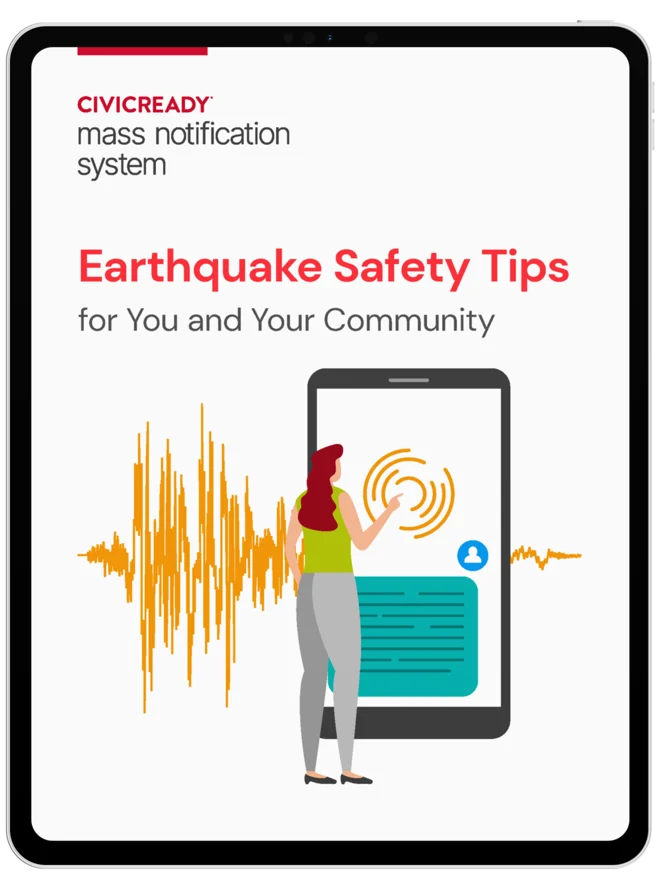 Earthquake Safety Tips for You and Your Community fact sheet cover