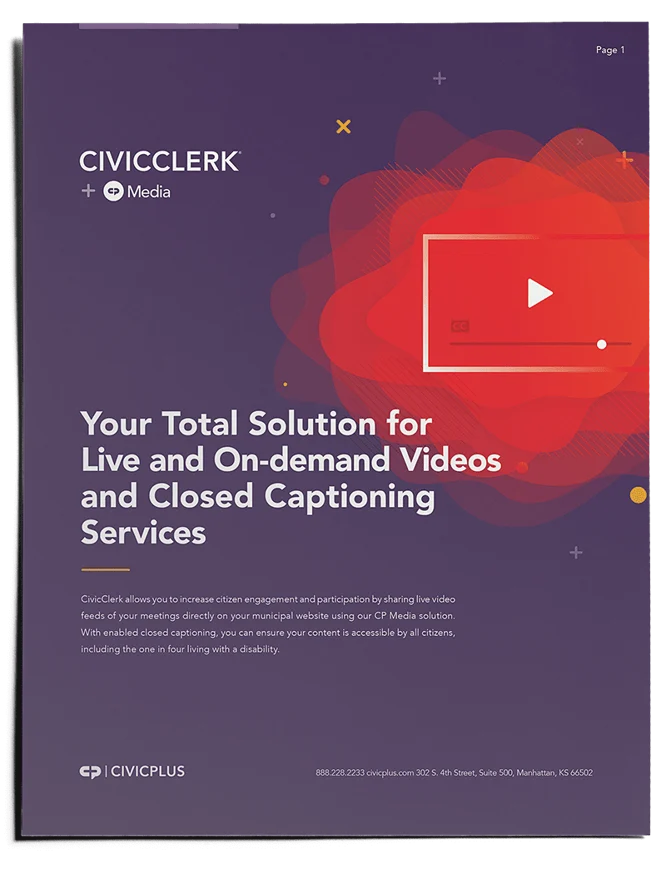 Your Total Solution for Live and On-demand Videos and Closed Captioning Services