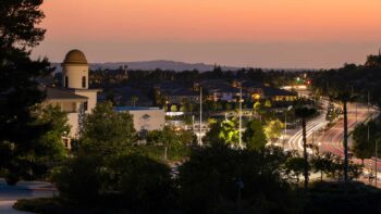 Yorba Linda, CA streetscape photograph