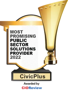 Most Promising Public Sector Solutions Provider of 2022 Award by CIOReview Magazine