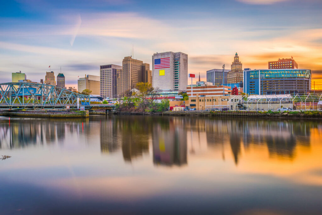 Newark New Jersey City Skyline