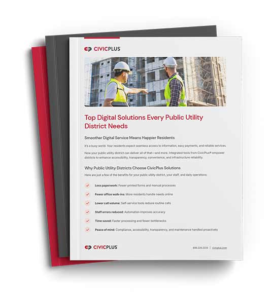 digital solution fact sheet for utility