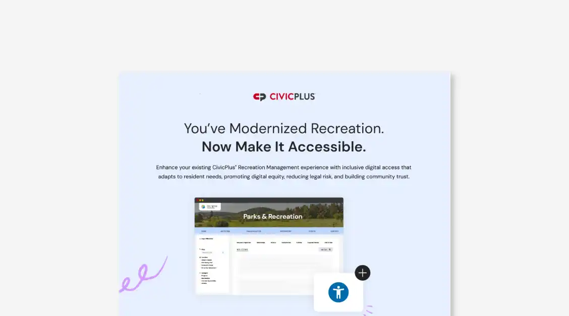 A Day in the Life of Accessible Parks and Recreation - CivicPlus