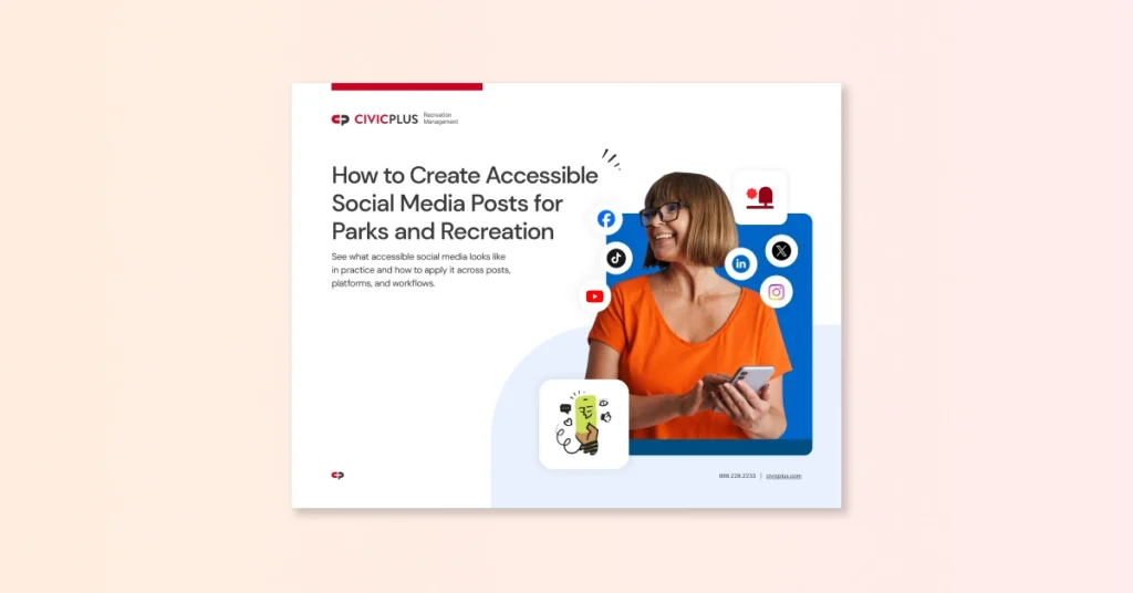 document cover featuring smiling woman holding a smart phone.