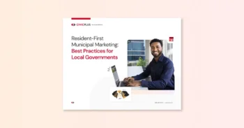 eBook document cover featuring man using a computer.