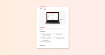 Streamline Fact Sheet PDF cover page