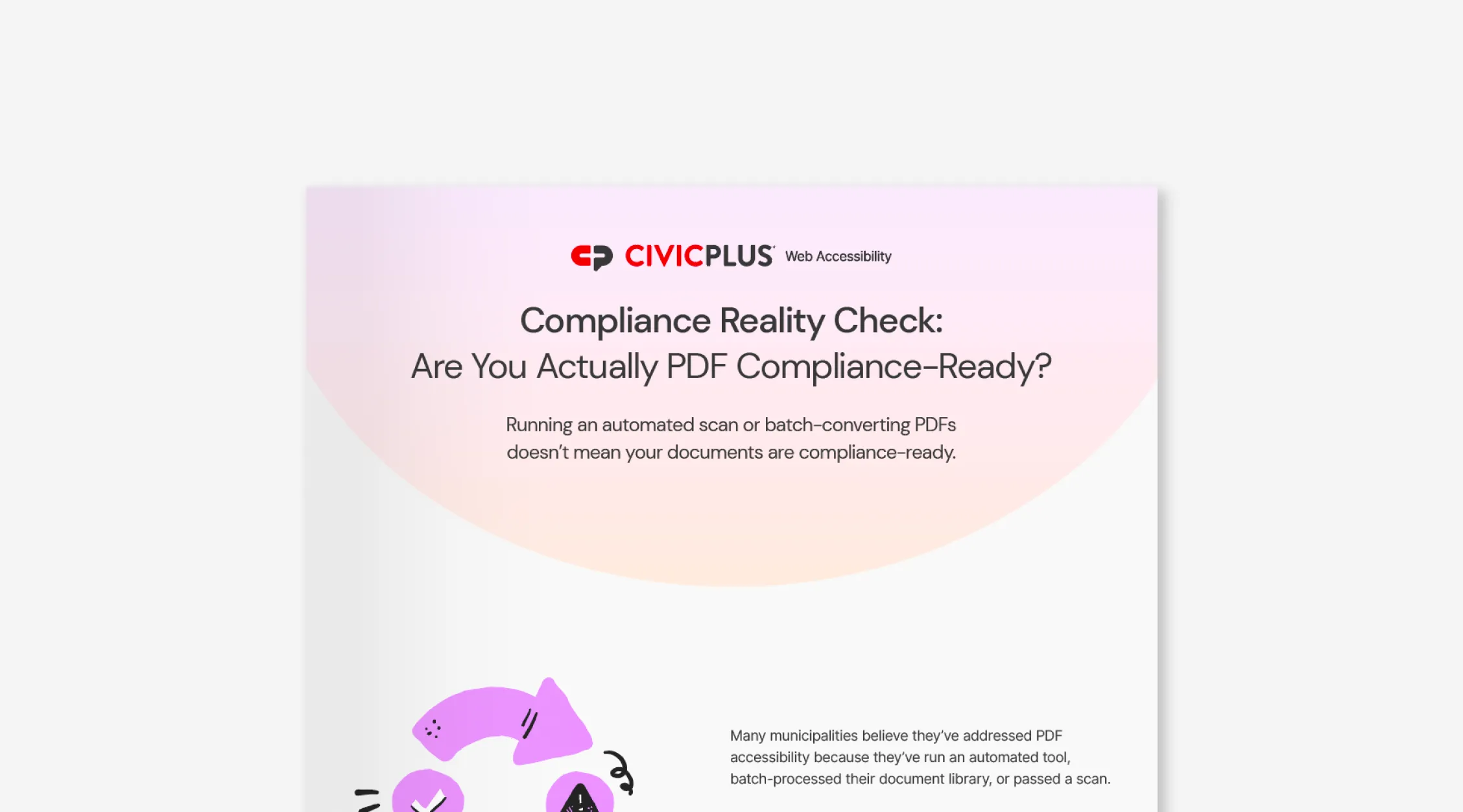 compliance reality check infographic PDF cover