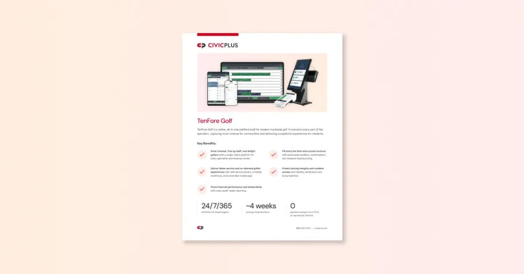 TenFore factsheet cover page